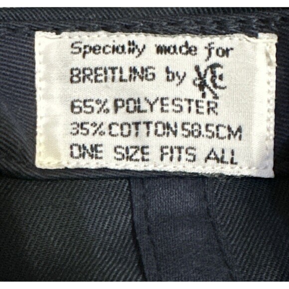 Breitling Watches 1884 Big Logo Embroidered Chronographs Blue Snapback Hat Cap - Picture 8 of 8